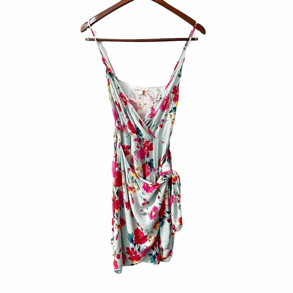 Yumi Kim Floral Island Time Wrap Front Dress Large